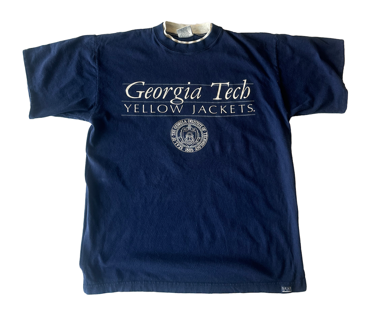 Navy GT heavy vintage tee